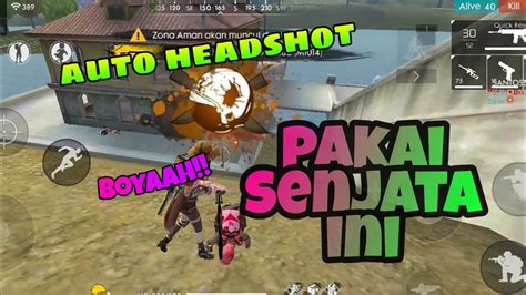 PAKAI SENJATA INI AUTO HEADSHOT SCAR CUPID GARENA FREE FIRE YouTube