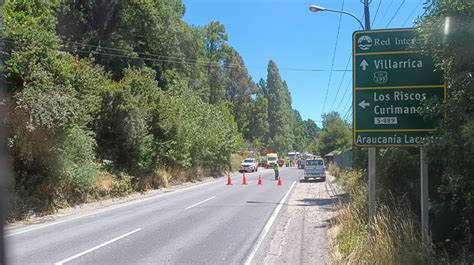 Accidente En Ruta Villarrica Pucón Dejó Una Persona Fallecida