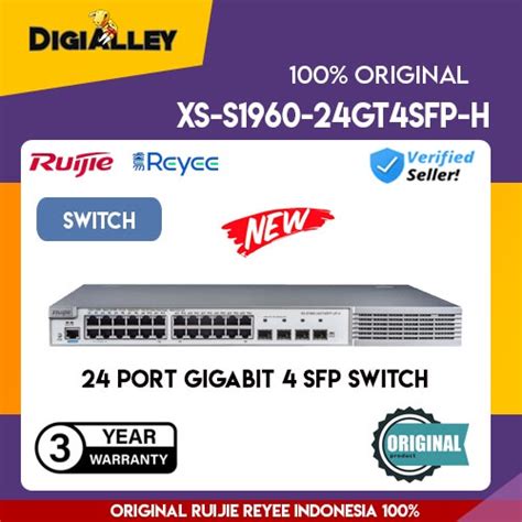 Jual Ruijie Xs S Gt Sfp H Port Gigabit Sfp Switch Shopee