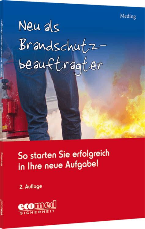 Neu Als Brandschutzbeauftragter Softcover Betrieblicher Brandschutz