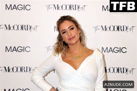 Kristin Cavallari Sexy Seen Flaunting Her Hot Figure Wearing A White Dress At MAGIC In Las Vegas