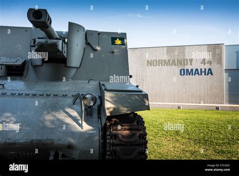 France Normandy Colleville Overlord Museum And Tank Stock Photo Alamy