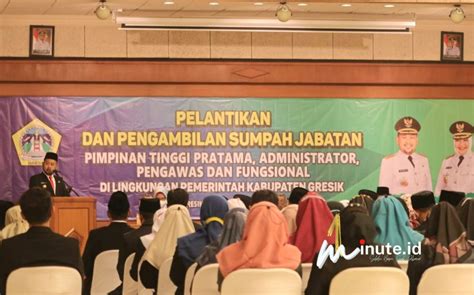 Bupati Gresik Ingatkan Kepala Opd Kerja Wujudkan Nawa Karsa Untuk