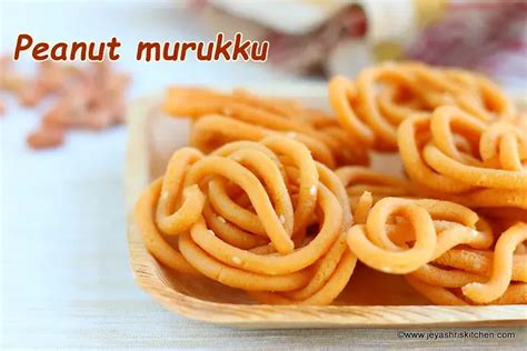 Peanut Murukku Jeyashri S Kitchen