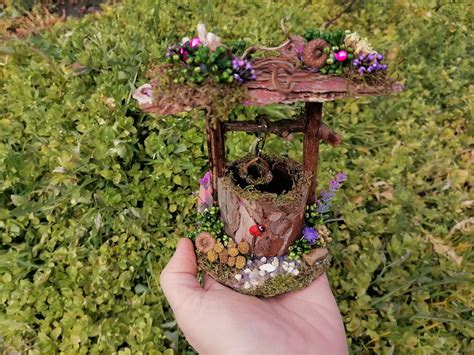 Wishing Well Fairy Garden Well Miniature Well Mini Garden Decoration