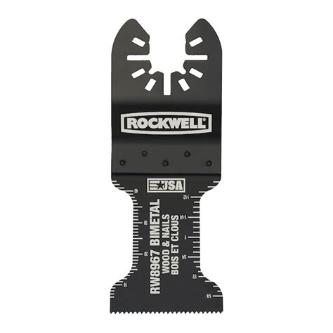 Rockwell Sonicrafter Bi Metal Oscillating Tool Blade Rw8967 At