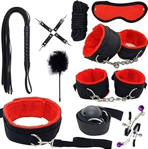 Amazon Sex Bondage Set With Handcuffs And Leg Straps Cuffs Sex