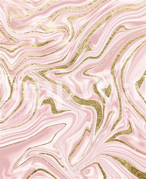 Buy Blush Pink Gold Marble 1 Wallpaper Free Shipping