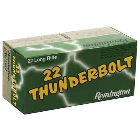 Remington Thunderbolt 22 Long Rifle 40 Grain Lead Round Nose