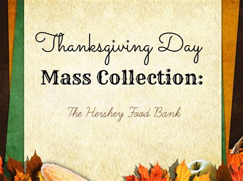 Thanksgiving Day Mass Collection St Joan Of Arc Catholic Church