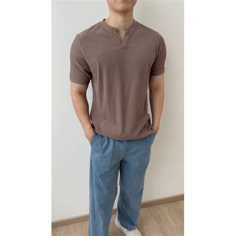 Jual Kadaka Mt Top Men Corduroy Atasan Kaos Pria Corduroy