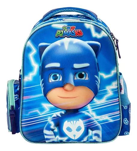 Mochila Para Niño Connor Pj Mask Azul Preescolar Kinder MercadoLibre