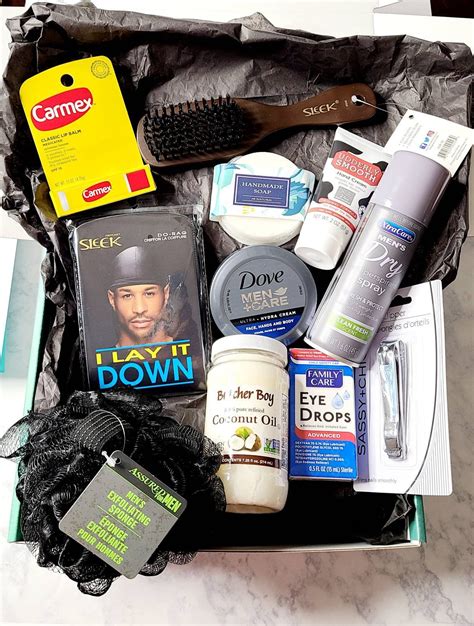 Mens Care Package T For Him Beard Box Groom Kit Spa Etsy