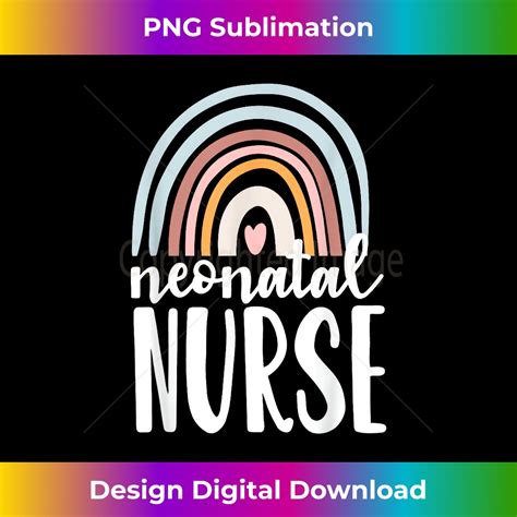 NICU Nurse Neonatal Boho Rainbow Team Tiny Humans Retro Ba Inspire