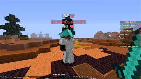 Minecraft Jogando Partidas De Sky Wars Youtube