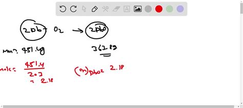 Solved Consider The Reaction 2pb S O2 G — 2pbo S An Excess Of Oxygen Reacts With 451 4g