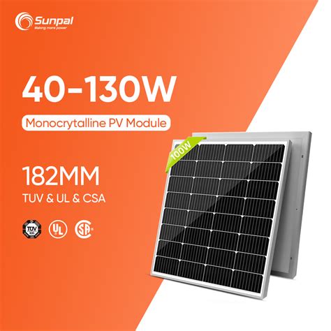 Sunpal Half Cut Cells Monocrystalline Solar Panel China