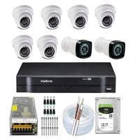 Kit 8 Câmeras Segurança Full HD 2mp Dvr KaBuM