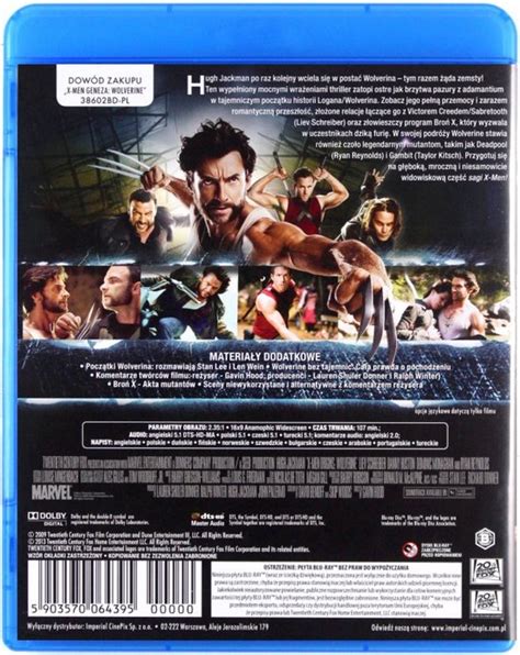 X Men Origins Wolverine Blu Ray Blu Ray Ryan Reynolds Dvd S Bol