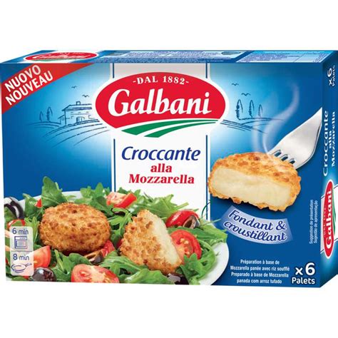 Croccante Alla Mozzarella Galbani X 6 150 G Bam Courses Vos