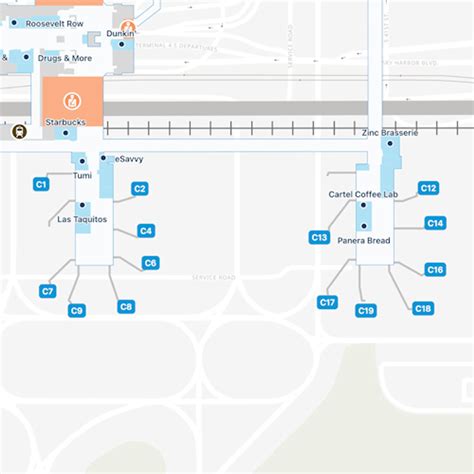 Phoenix Airport Concourse C Map Guide