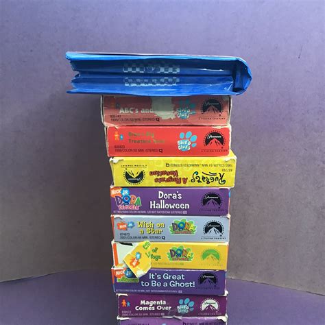 Nick Jr Vhs Lot Blues Clues Dora The Explorer Set Of Vhs Video Tapes