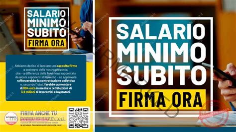 Al Via Anche A Olbia La Raccolta Firme Per Il Salario Minimo Olbianova