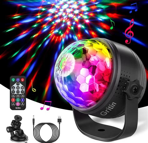 Spriak Discolicht Partylicht LED Disco Licht Musik Lichteffekte