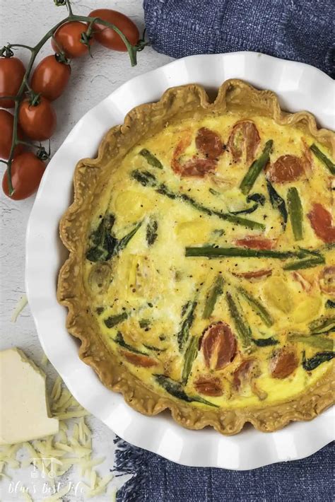 Easy Loaded Vegetable Quiche Recipe Vegetarian Blues Best Life