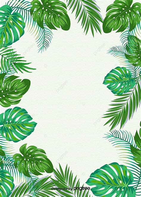 Fondo Simple De Plantas Verdes Tropicales De Pantalla Imagen Para Descarga Gratuita Pngtree