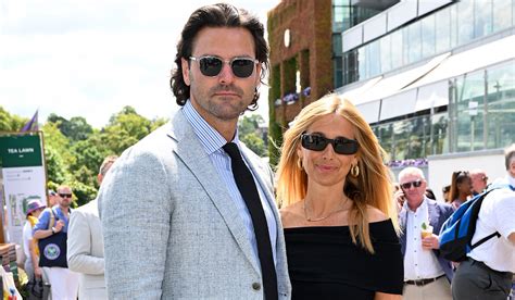 Louise Redknapp And New Man Drew Michael Enjoy Semi Finals At Wimbledon