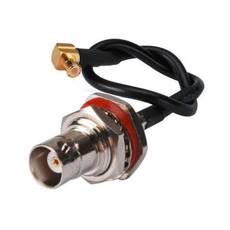 Mcx Male To Bnc Female Pigtail Cable Mcx Male Plug Right Angle To Bnc