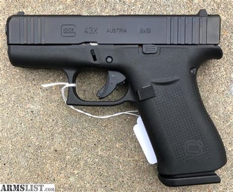 Armslist For Sale Like New Glock 43x 9mm