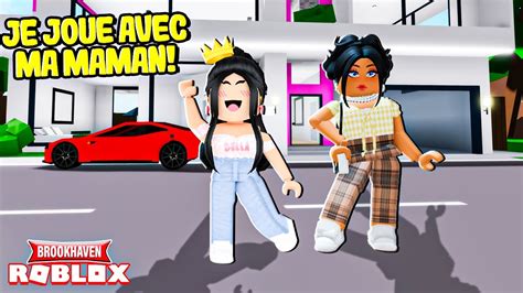 Je Joue Avec Ma M Re Pour La Premiere Fois Sur Brookhaven Rp Roblox