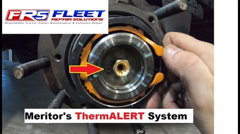 Air Leak At Hubcap Demonstration Of Meritor S ThermALERT System YouTube