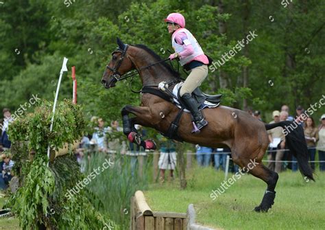 Australias Eventer Lucinda Fredericks On Flying Editorial Stock Photo