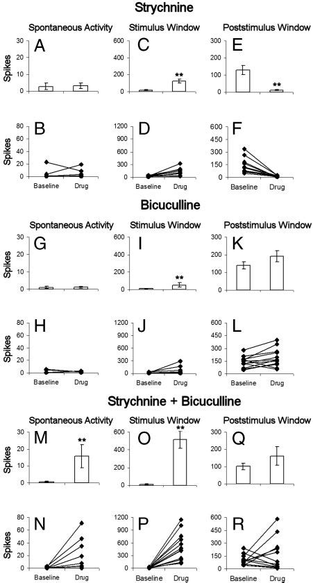 Quantitative Analyses Of Spon Spike Counts Before And During Drug