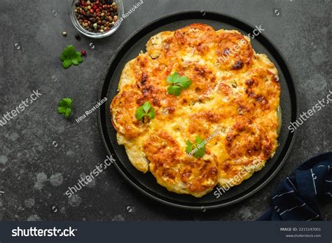 Crispy Oven Baked Chicken Fillets Cheesy Stock Photo 2215147001