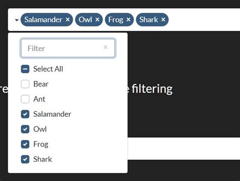 Multiple Select With Filter And Checkboxes Using Jquery Free Jquery