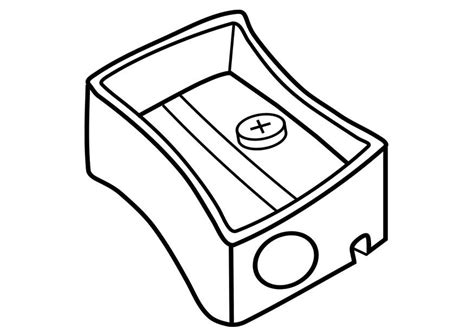 Coloring Page Pencil Sharpener Img 19281