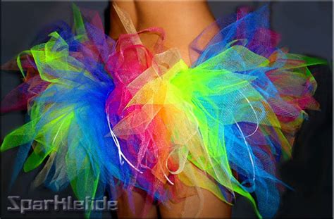 Who Wouldnt Want A Neon Colored Adult Tutu Rainbow Tutu Color Run Tutu