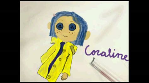 How To Draw Coralines Doll Youtube