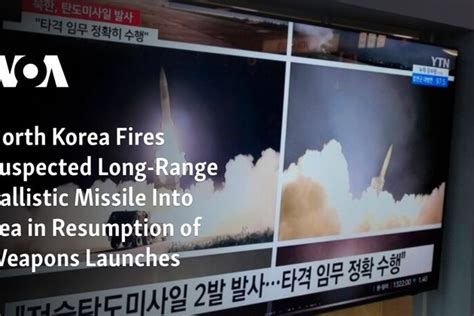 North Korea Fires Icbm Class Missile After Condemning War Moves