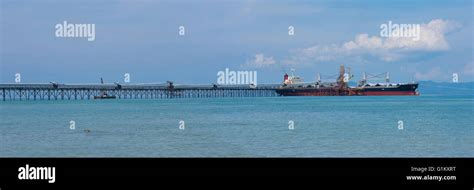 Cargo Ship Or Harbor Stock Photo Alamy