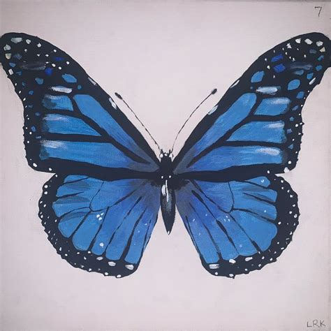 Black And White Butterfly Artwork