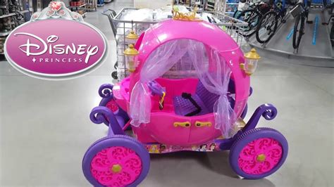 24v Disney Princess Carriage Ride On Powerwheels Dynacraft Youtube