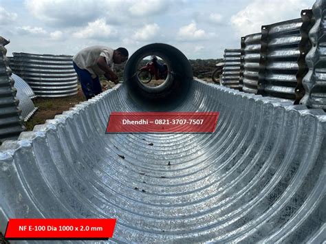 Armco Multi Plate Corrugated Pipe Pabrik Baja Bergelombang Armco