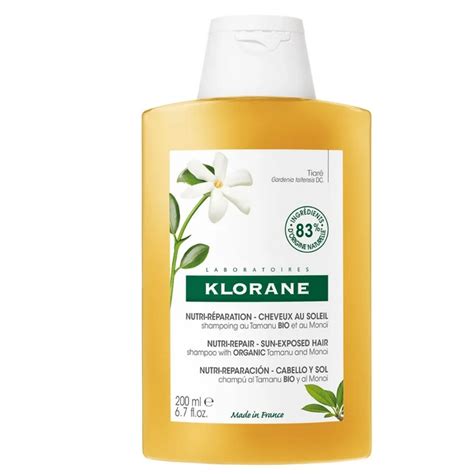 Klorane Tiaré Shampoing Nutri Réparation au Tamaru BIO et au Monoï