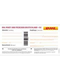 Dhl Paket Und P Ckchen Deutschland Eu Dhl Paket Und P Ckchen