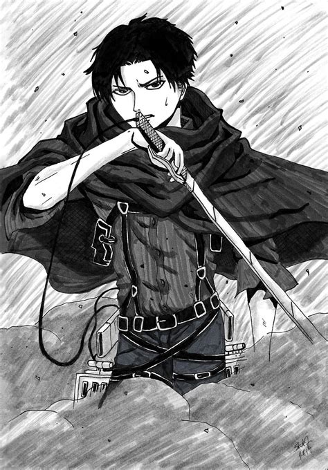 Levi Ackerman By Rearrabbit On Deviantart